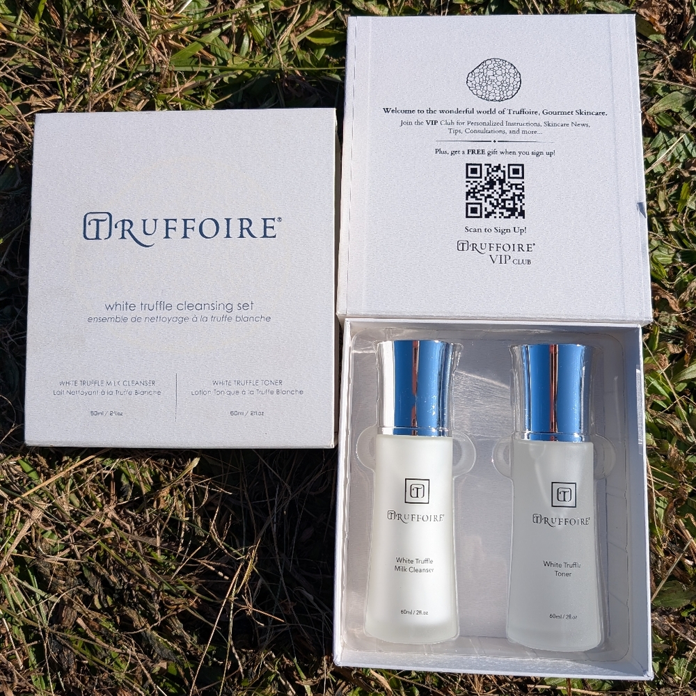 Truffoire White Truffle Cleansing Set White Truffle Milk Cleanser & Toner $175